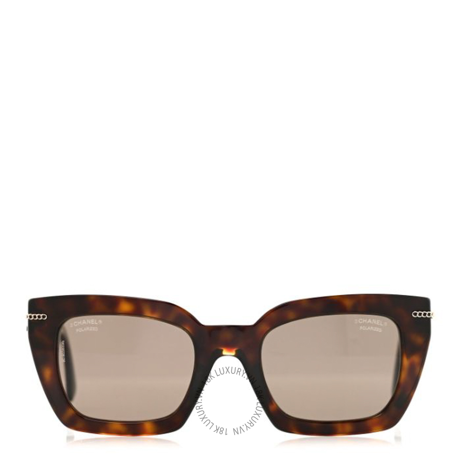 Kính Chanel Acetate Square Sunglasses 5509-A Tortoise KCN060