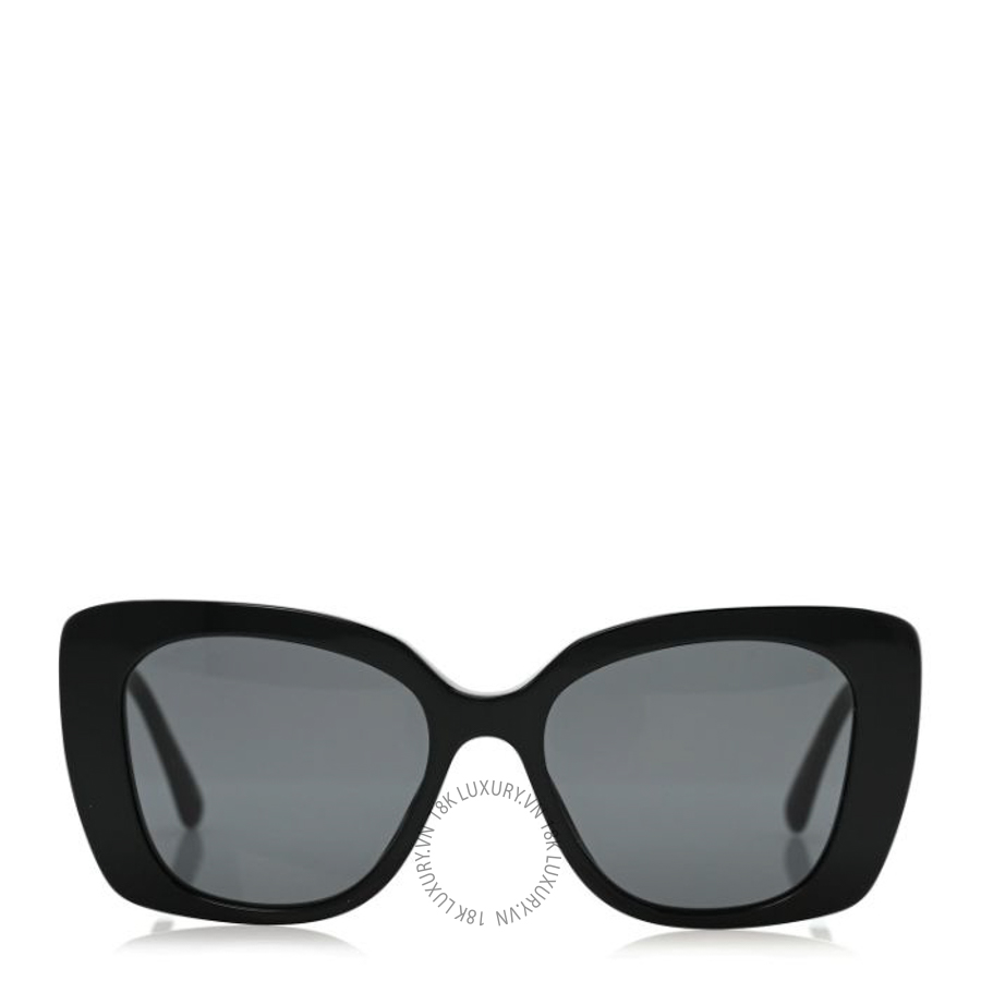 Kính Chanel Acetate Strass Square Sunglasses 5422-B-A Black White KCN038