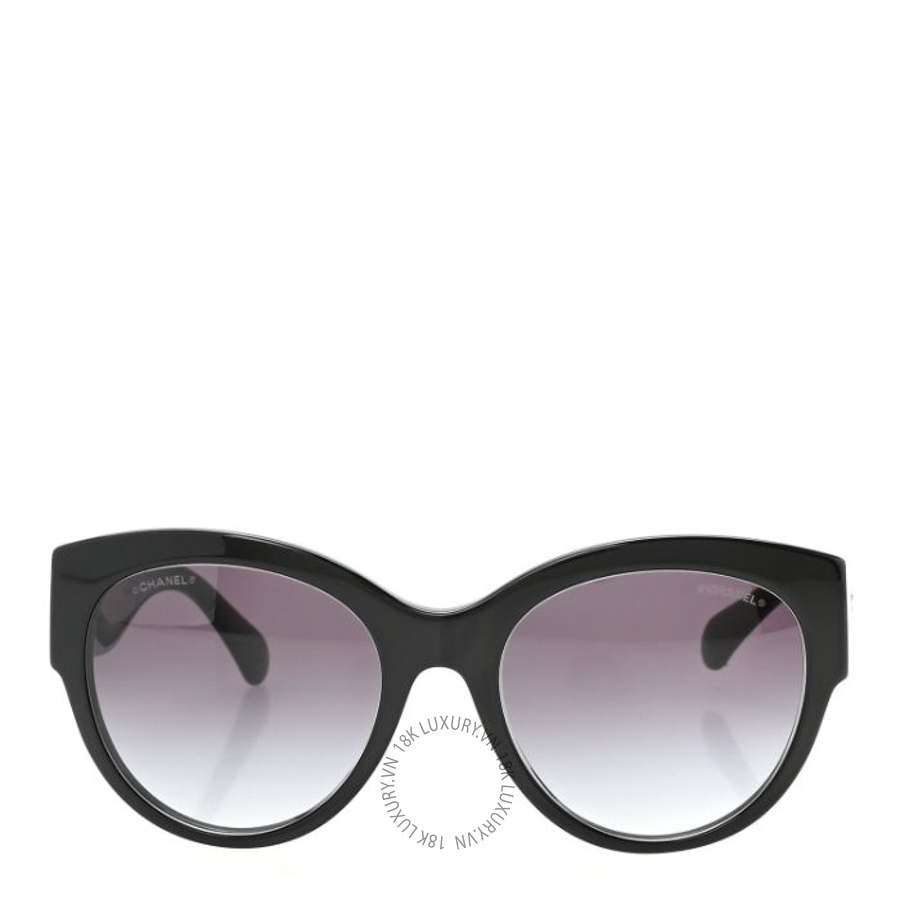 Kính Chanel Acetate Sunglasses 5498-B Black KCN023