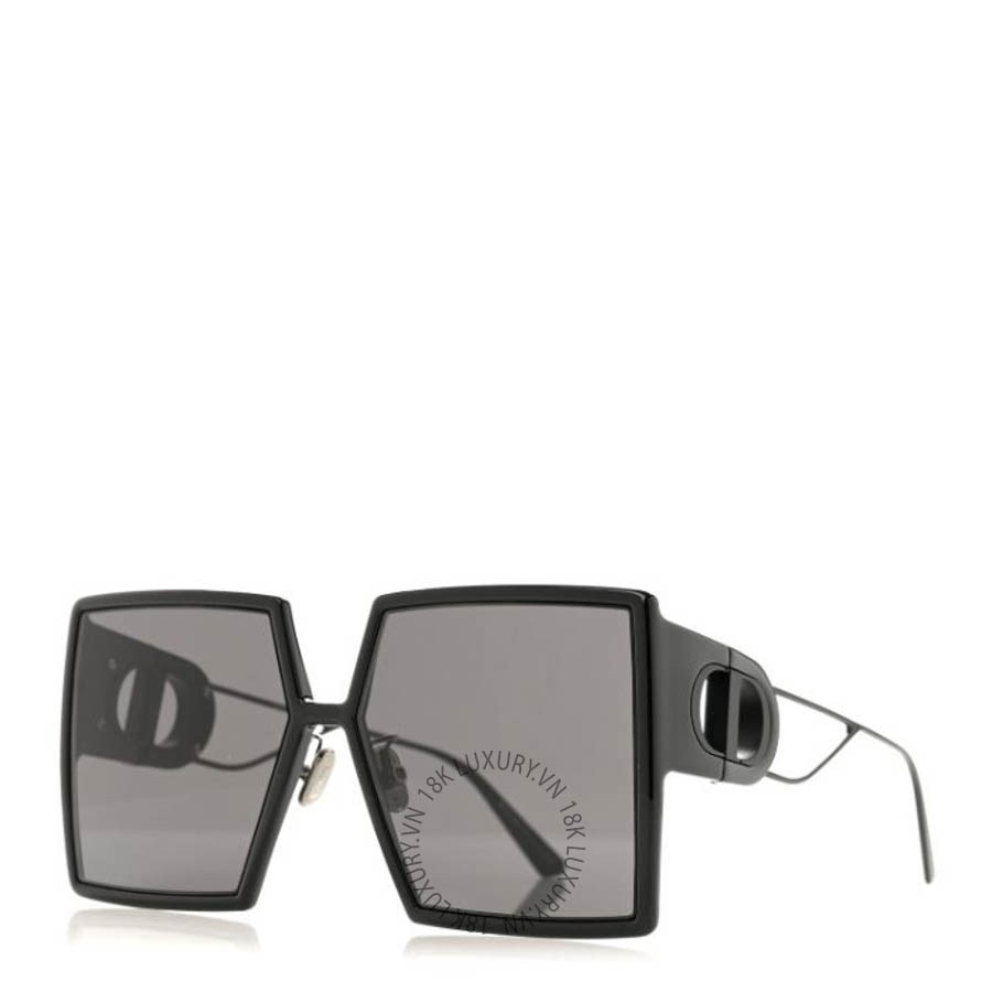 Kính Christian Dior Acetate Monochrome Square 30 Montaigne SU Sunglasses Black FSKD025