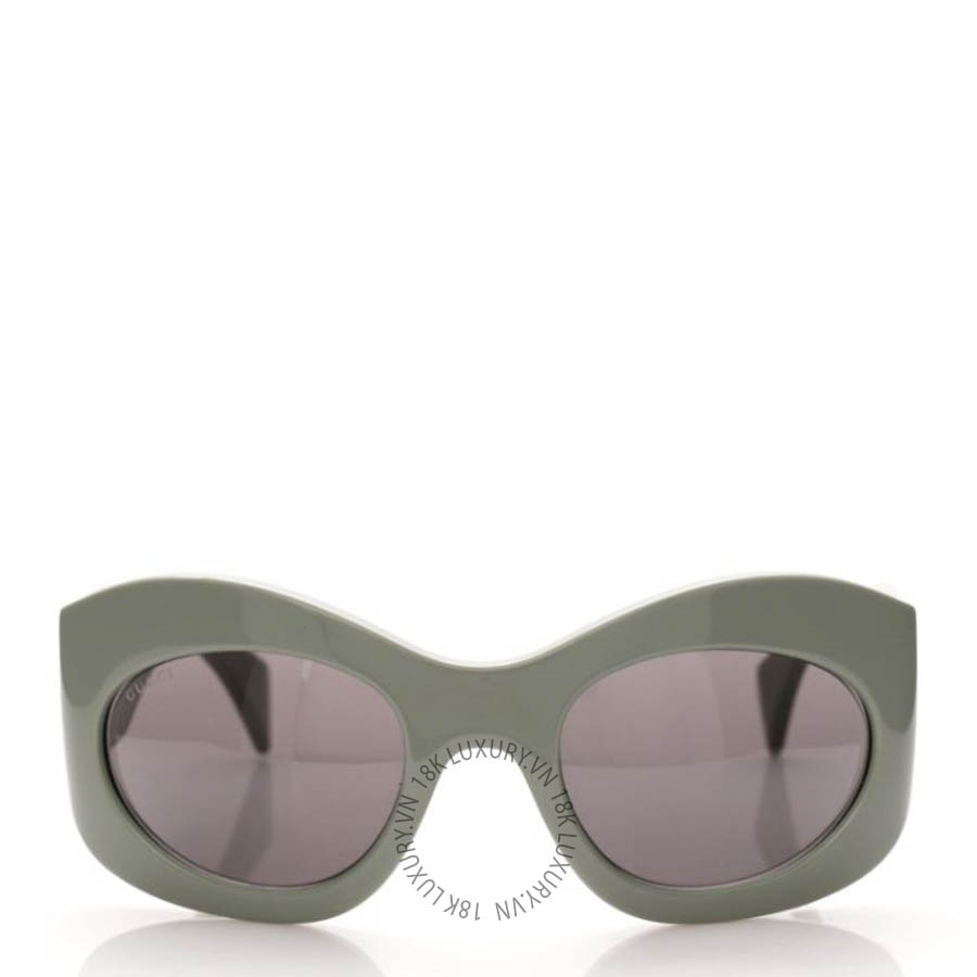Kính Gucci Acetate Frame Oval Sunglasses GG1463S Light Green FSKG006