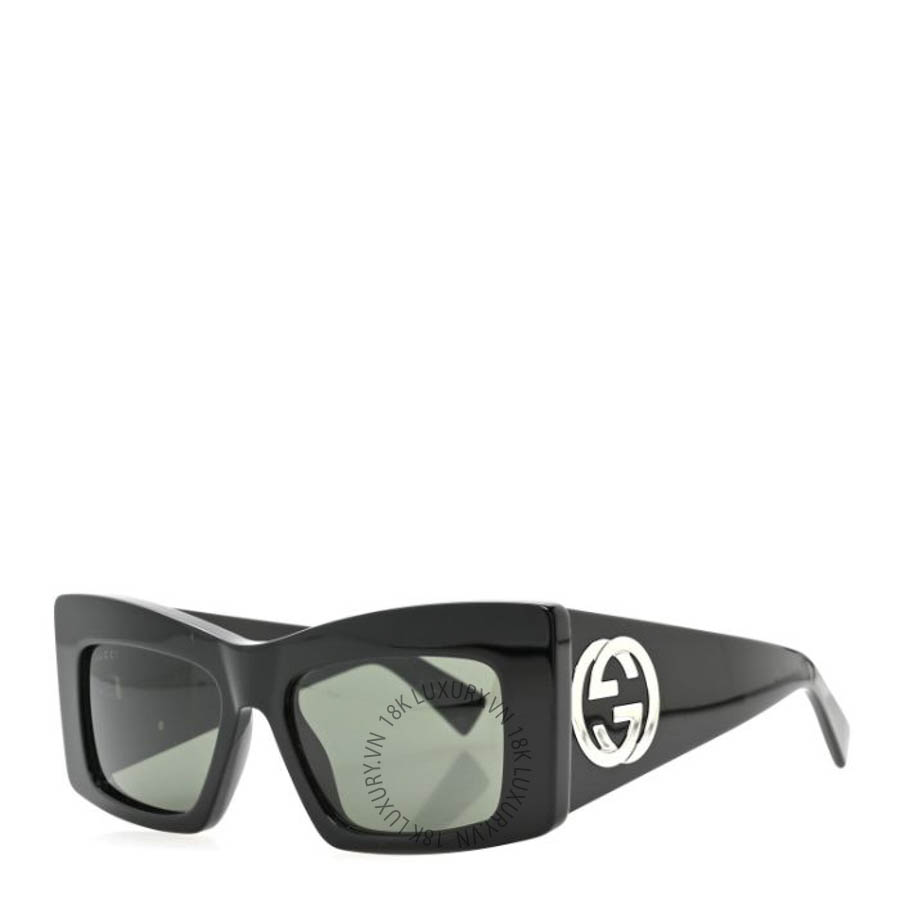 Kính Gucci Acetate Square Frame Sunglasses GG1842S Black FSKG023