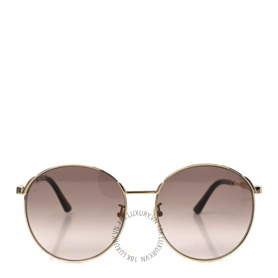 Kính Gucci Web Round Sunglasses GG0206SK FSKG007
