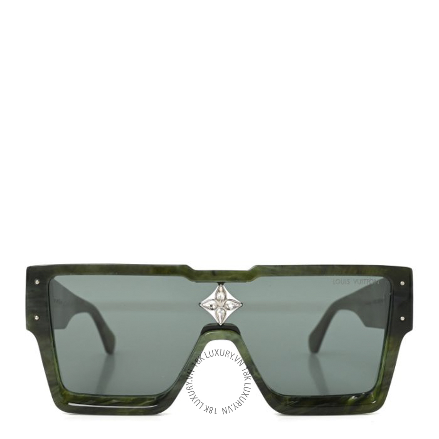Kính Mắt Louis Vuitton Acetate Marble Effect Swarovski CycloneZ1552W Green JYP028
