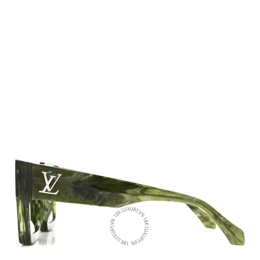 Kính Mắt Louis Vuitton Acetate Marble Effect Swarovski CycloneZ1552W Green JYP028 12 Kính Mắt Louis Vuitton Acetate Marble Effect Swarovski CycloneZ1552W Green JYP028