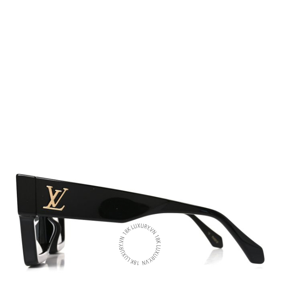 Kính Mắt Louis Vuitton Acetate Swarovski Crystal CycloneZ1578W Black JYP004