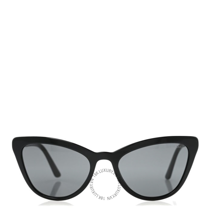 Kính Mắt Prada Acetate Cat Eye SPR 01V Black YGP043