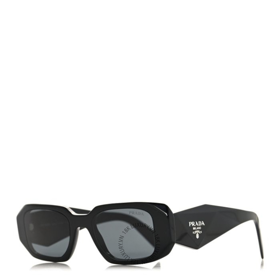 Kính Mắt Prada Acetate Symbole SPR 17W Black YGP019