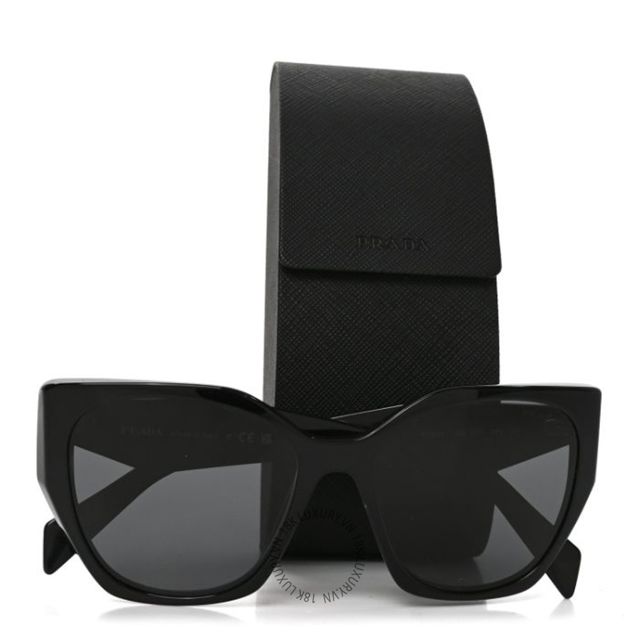 Kính Mắt Prada Acetate Symbole SPR 19Z Black YGP038 14 Kính Mắt Prada Acetate Symbole SPR 19Z Black YGP038