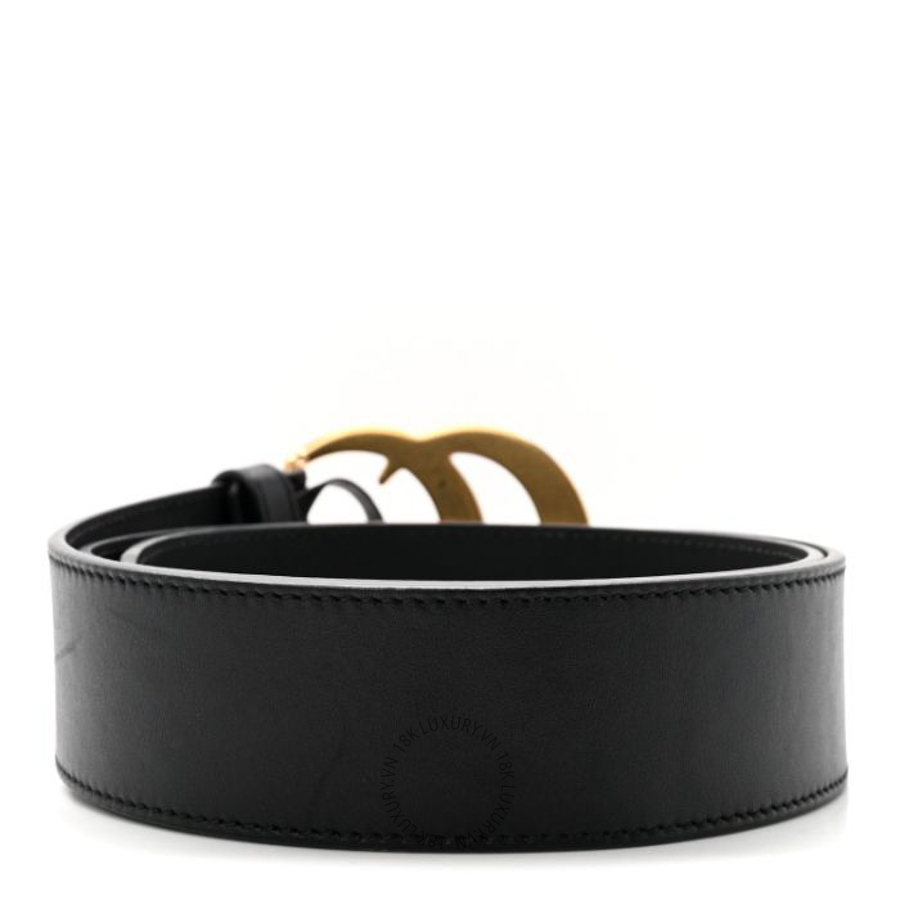 Thắt lưng Gucci Calfskin Double G 40mm Belt Black TLG138