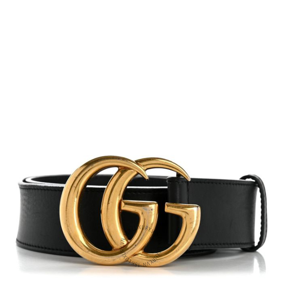 Thắt lưng Gucci Calfskin Double G 40mm Belt Black TLG154