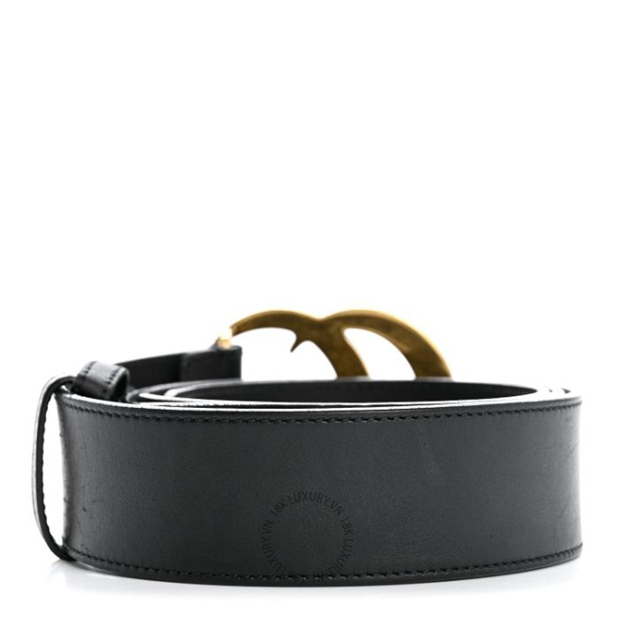 Thắt lưng Gucci Calfskin Double G 40mm Belt Black TLG155