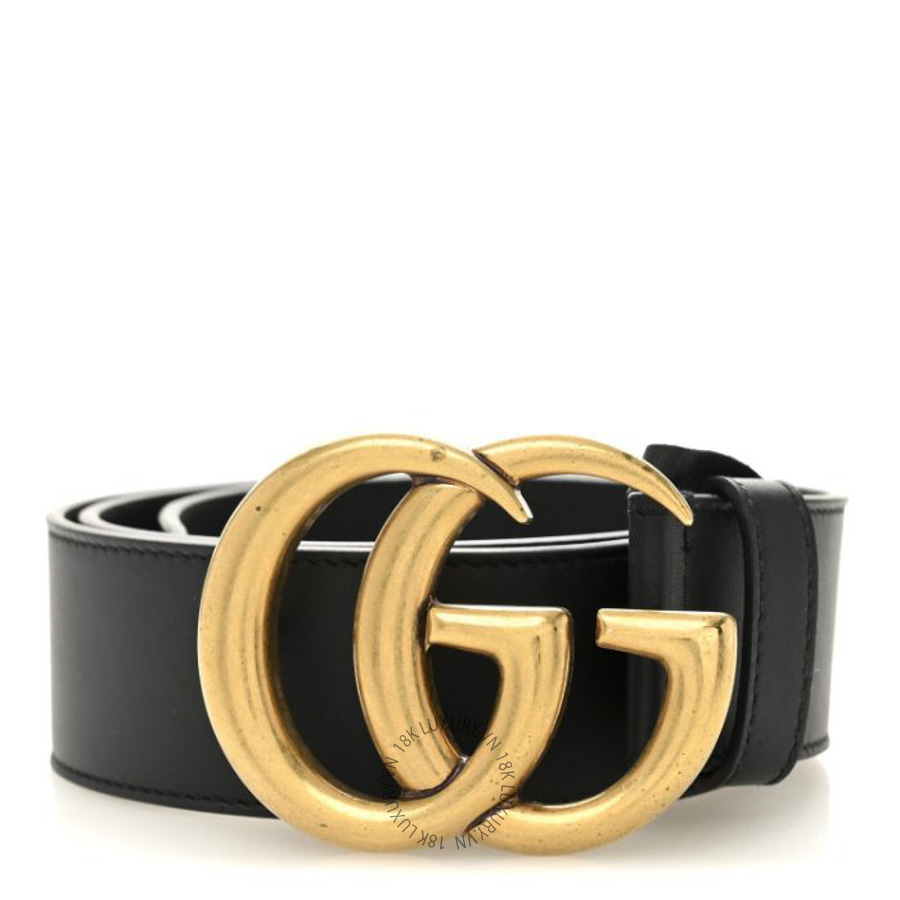 Thắt lưng Gucci Calfskin Double G 40mm Belt Black TLG173