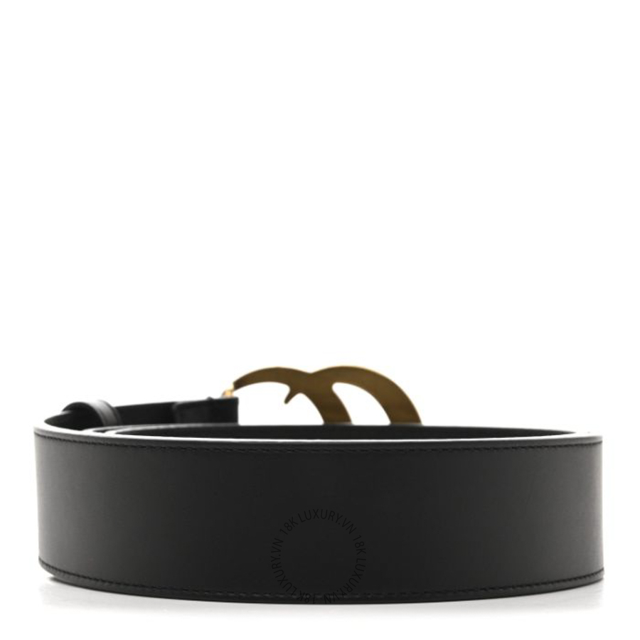 Thắt lưng Gucci Calfskin Double G 40mm Belt Black TLG182