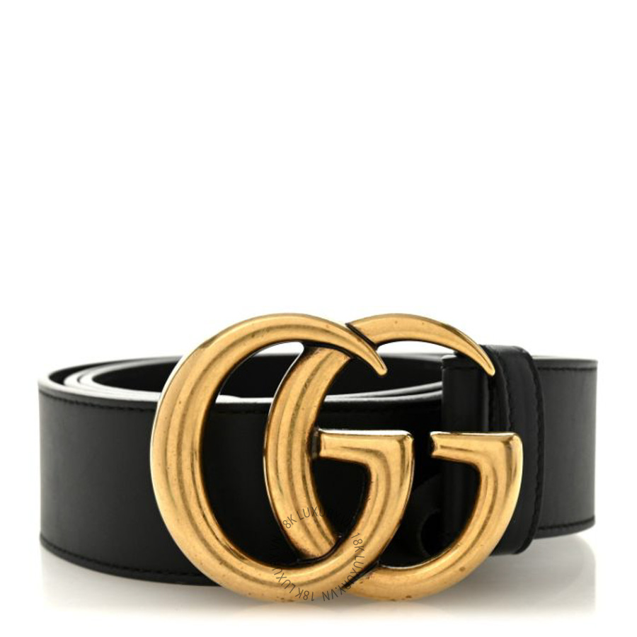 Thắt lưng Gucci Calfskin Double G 40mm Belt Black TLG186