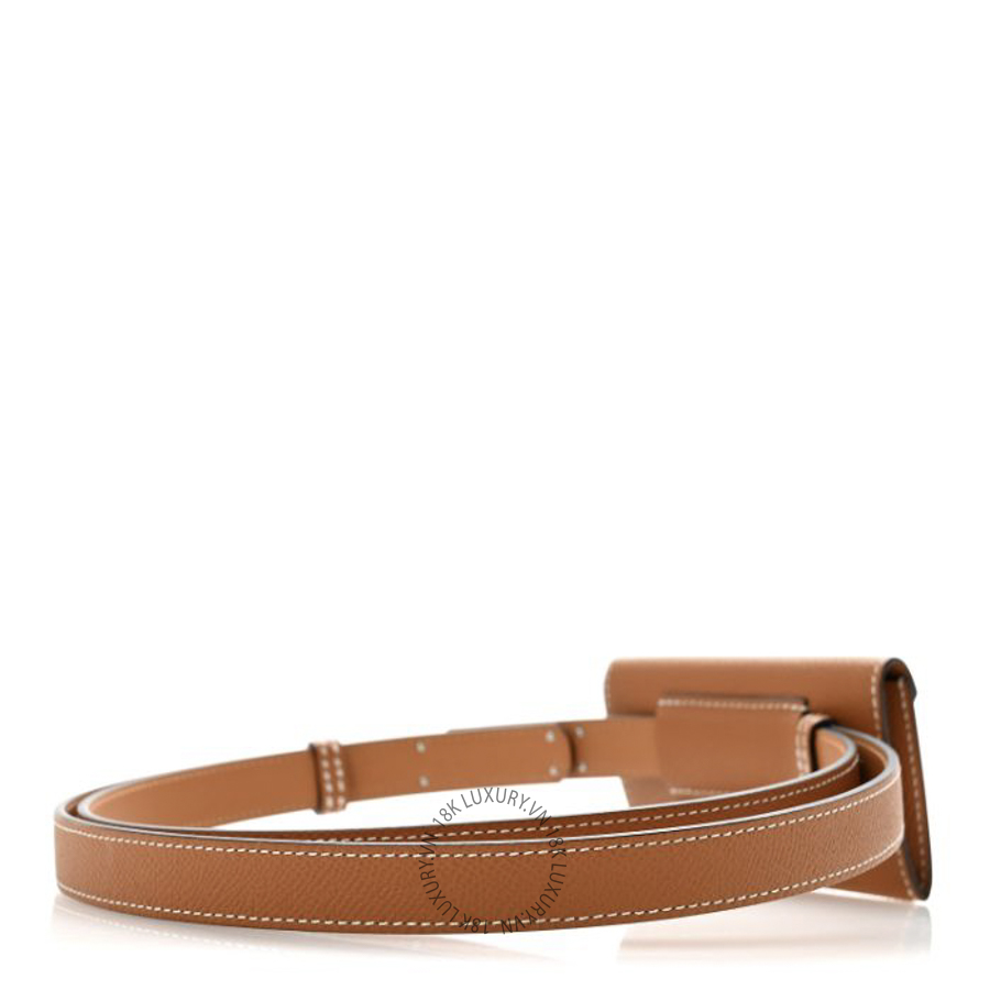 Thắt lưng Hermes Epsom Kelly Pocket Belt Gold AFF054