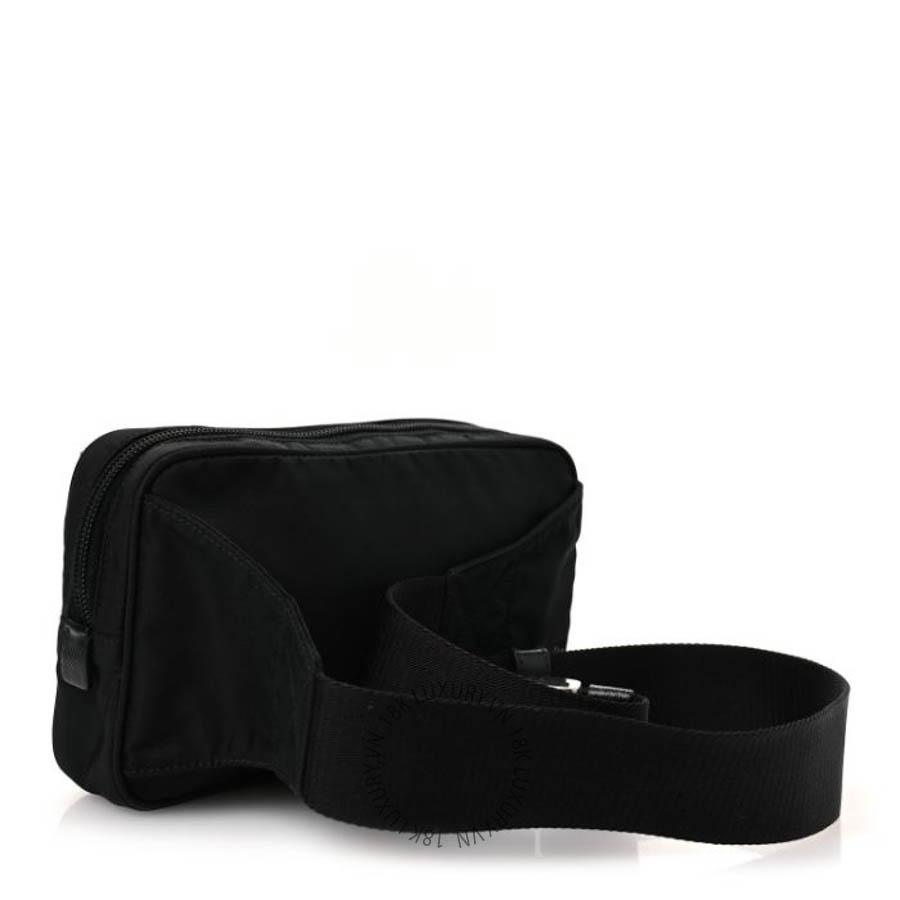 Túi bao tử Prada Re-Nylon Saffiano Belt Bag Black FPTP156