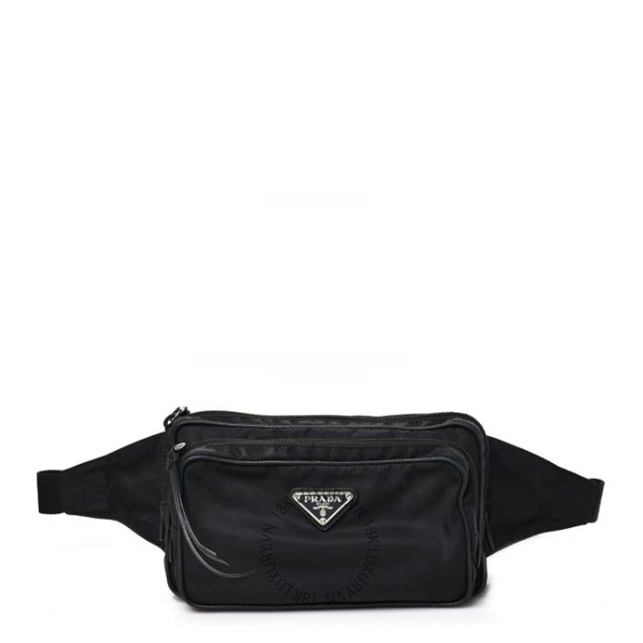 Túi bao tử Prada Tessuto Nylon Belt Bag Black FPTP167