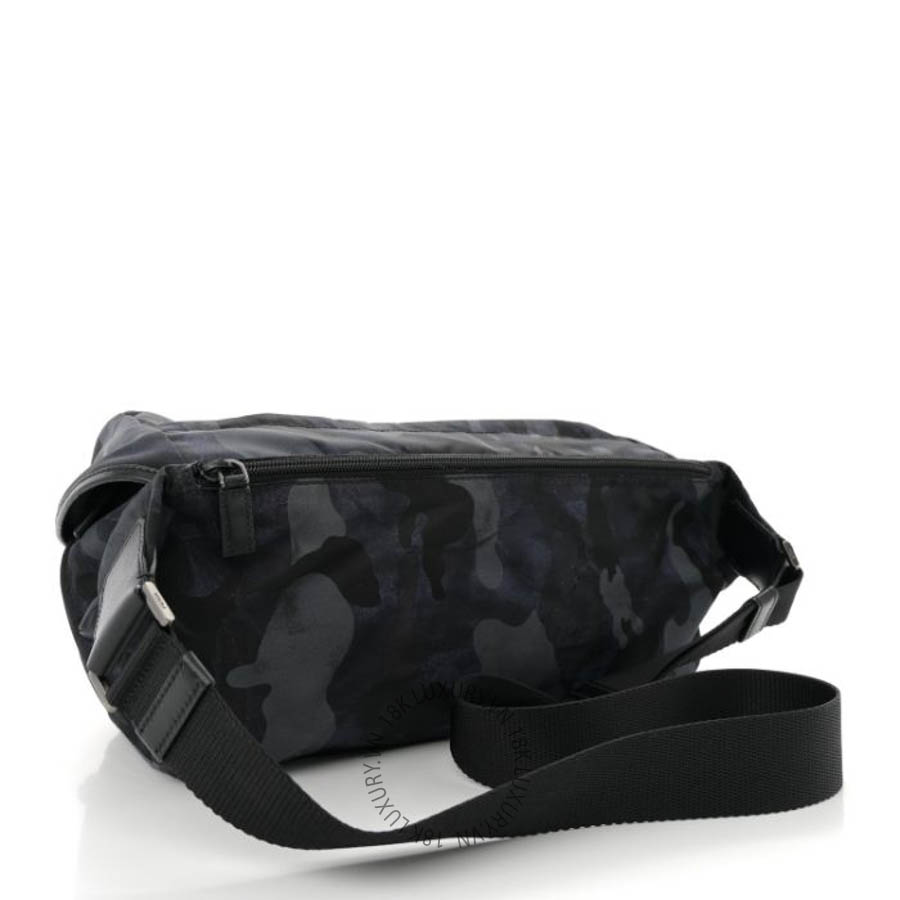Túi bao tử Prada Tessuto Nylon Camouflage Belt Bag Fumo FPTP086