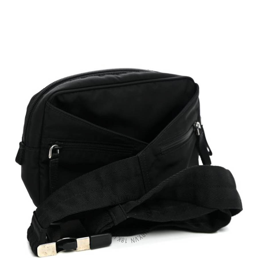Túi bao tử Prada Tessuto Nylon Montagna Belt Bag Black FPTP138