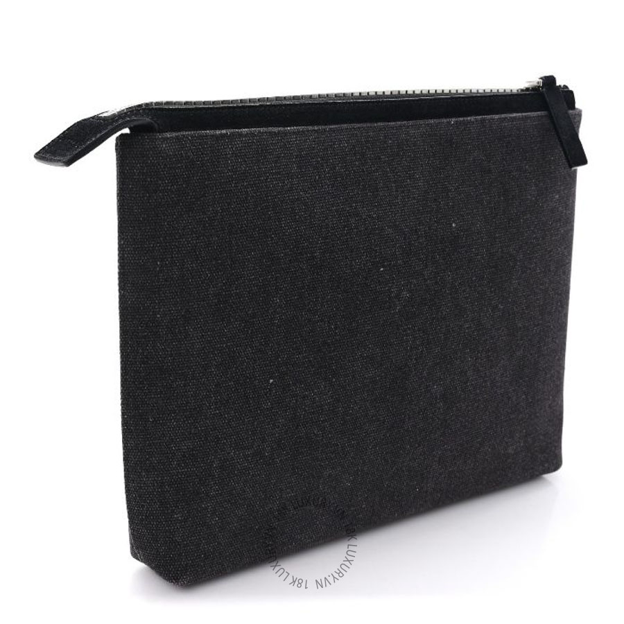 Túi cầm tay Givenchy Canvas Travel Pouch Black TGV157