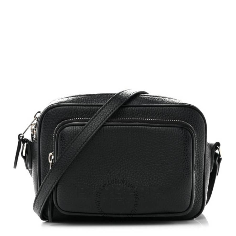 Túi đeo chéo Burberry Grained Calfskin Small Camera Bag Black FPTG048