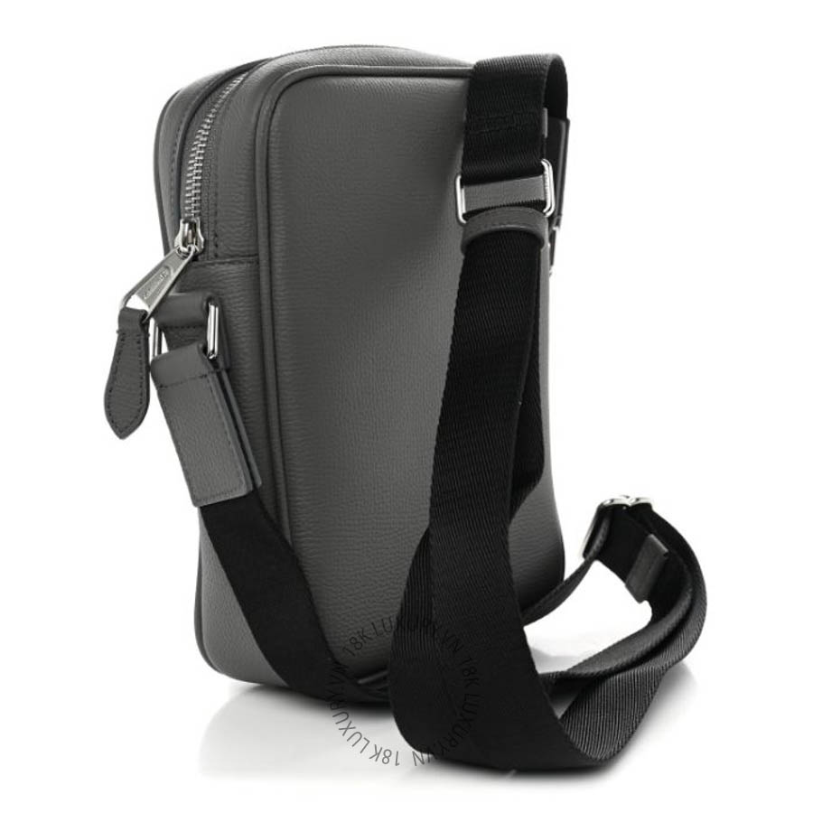 Túi đeo chéo Burberry Grained Calfskin Vertical Paddy Anthracite FPTG070