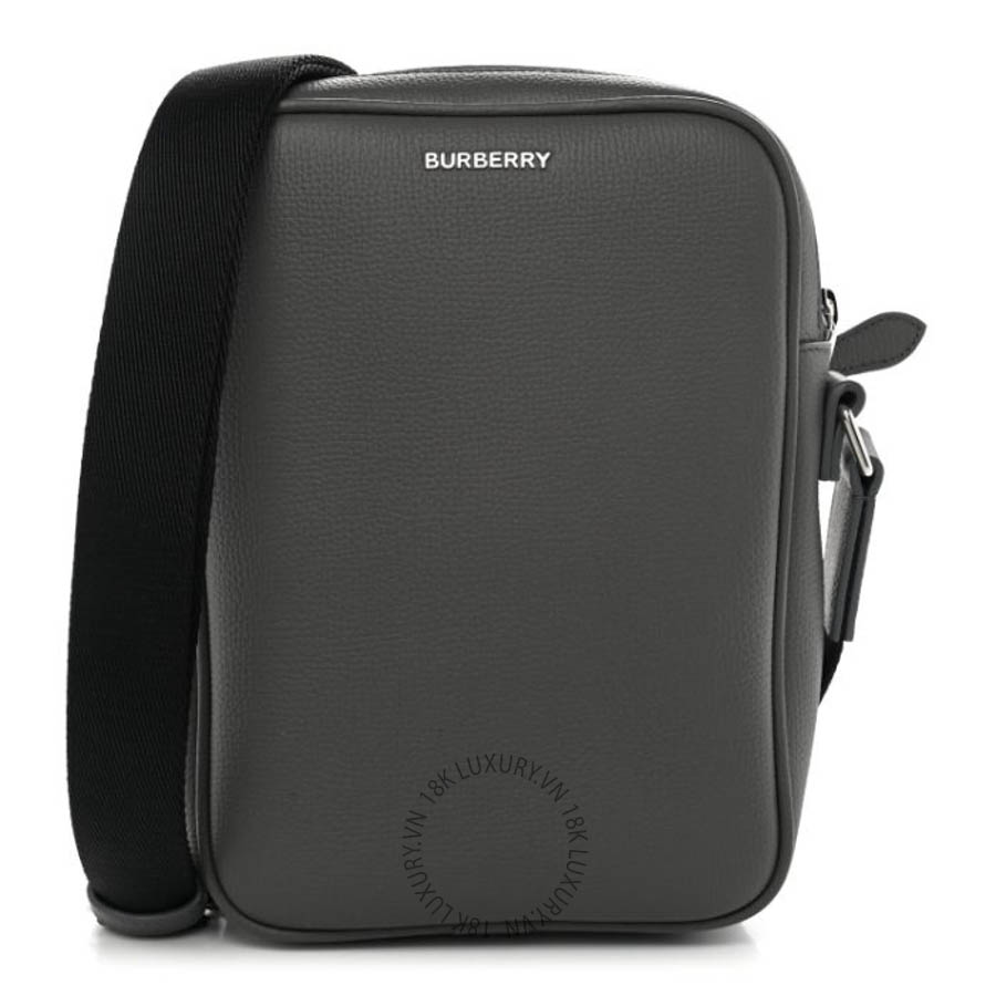 Túi đeo chéo Burberry Grained Calfskin Vertical Paddy Anthracite FPTG070