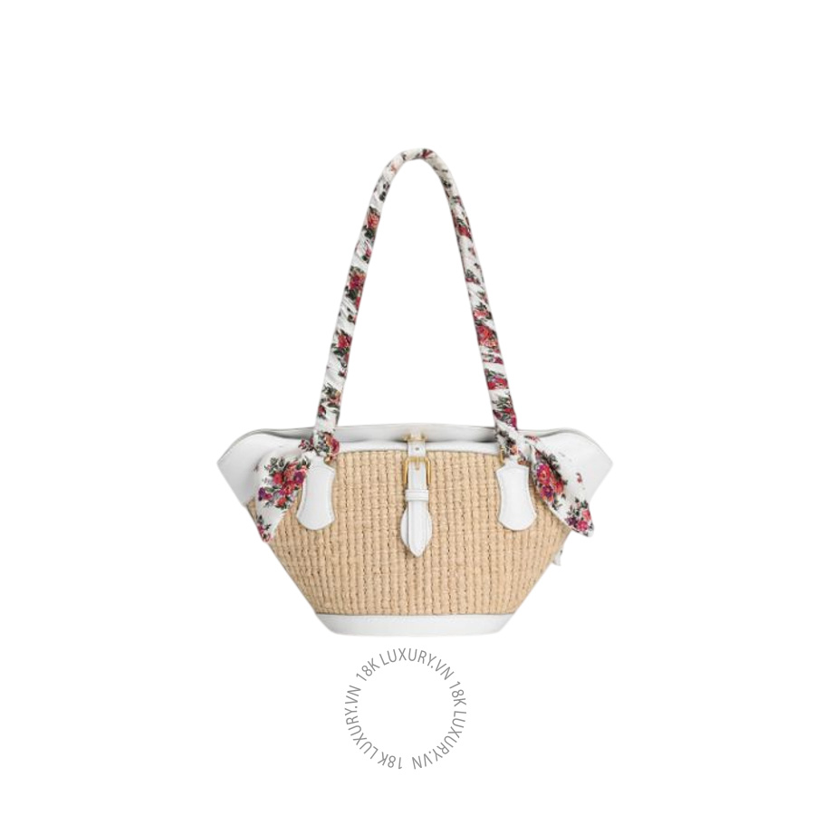 Túi đeo chéo Dolce Gabbana Capri coffa bag in raffia BB7815A006789343