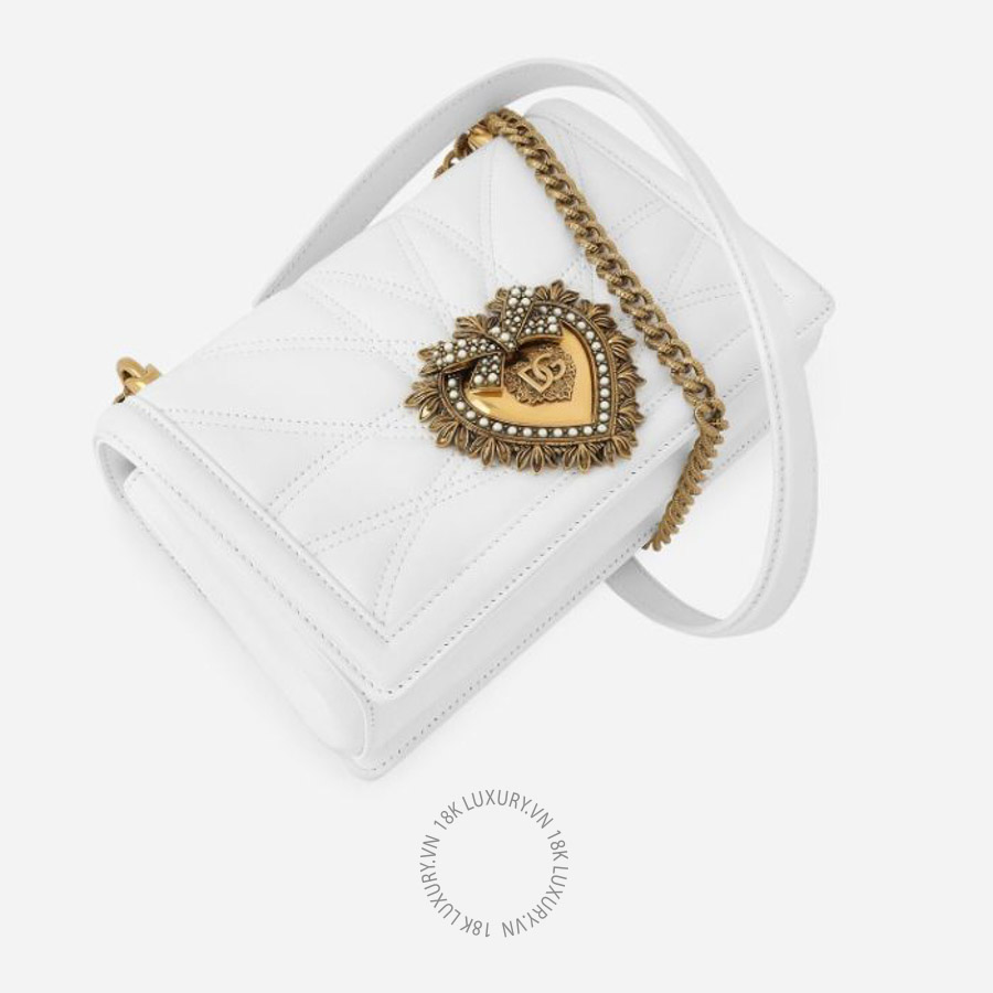 Túi đeo chéo Dolce Gabbana Medium Devotion bag in quilted nappa leather BB7158AW43780002 24 Túi đeo chéo Dolce Gabbana Medium Devotion bag in quilted nappa leather BB7158AW43780002