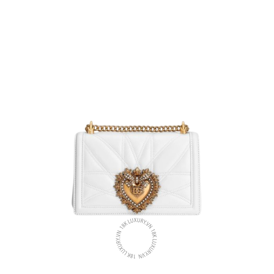 Túi đeo chéo Dolce Gabbana Medium Devotion bag in quilted nappa leather BB7158AW43780002