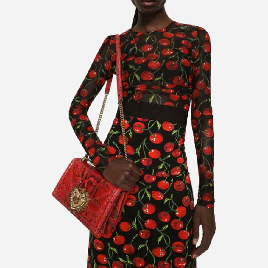 Túi đeo chéo Dolce Gabbana Medium Devotion shoulder bag BB7158A2Y438H309