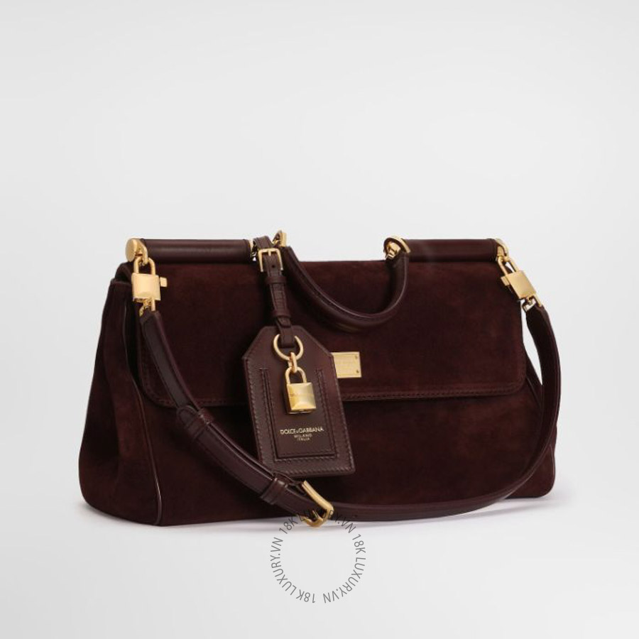 Túi đeo chéo Dolce Gabbana Medium My Sicily handbag in split calfskin BB7782BO9038B517