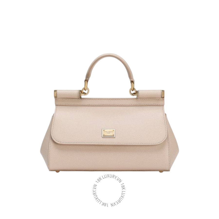 Túi đeo chéo Dolce Gabbana Medium sicily handbag in dauphine calfskin BB7652B100180414