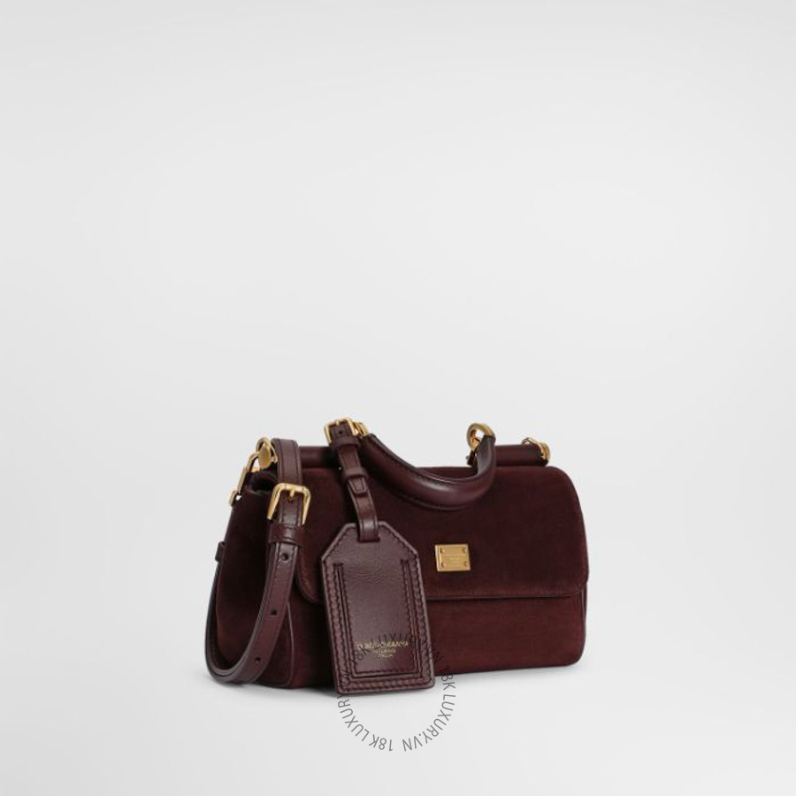 Túi đeo chéo Dolce Gabbana Mini My Sicily handbag in split leather BB7864BO9038B517