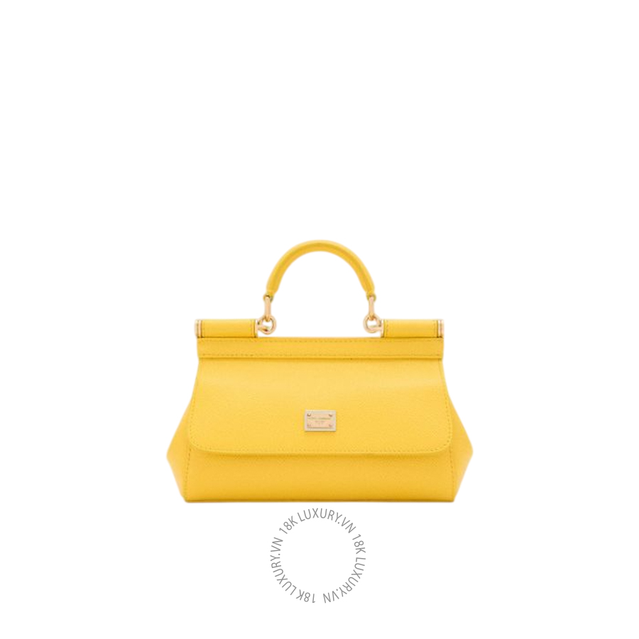 Túi đeo chéo Dolce Gabbana Mini Sicily handbag in dauphine calfskin BB7116A100180228
