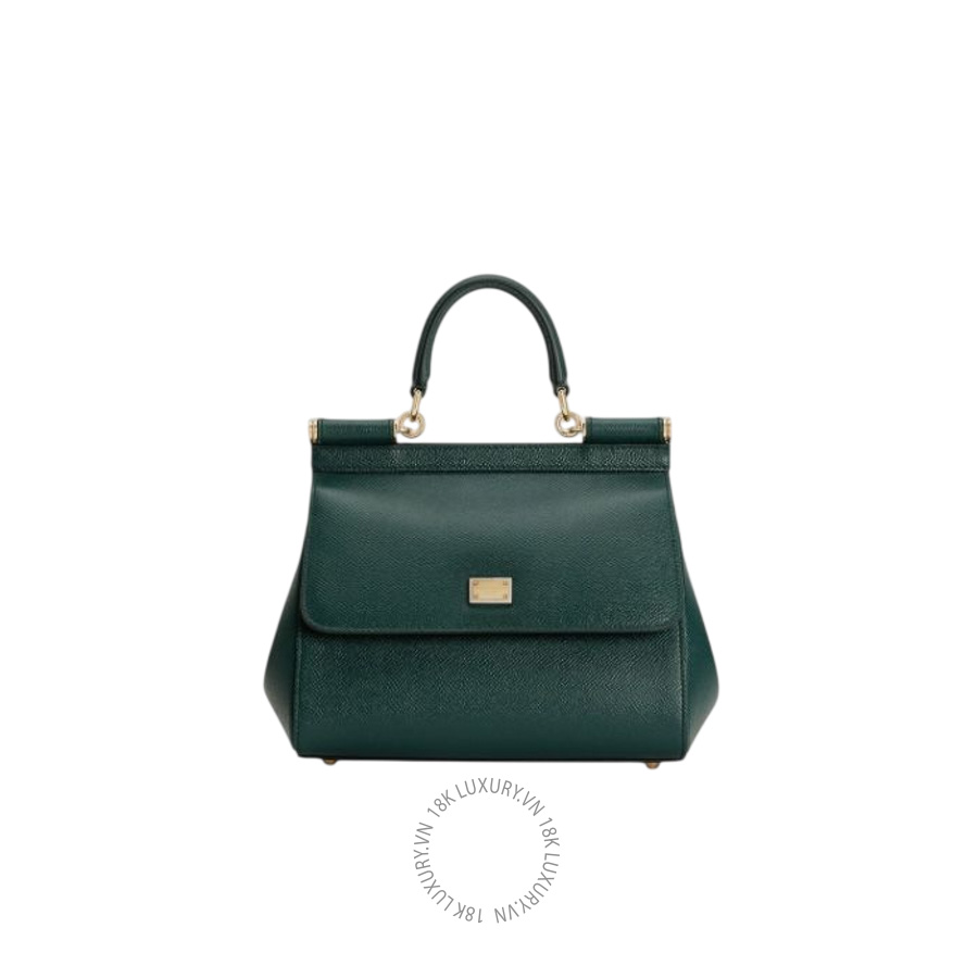 Túi đeo chéo Dolce Gabbana Small Sicily handbag in dauphine calfskin BB6003B100187399