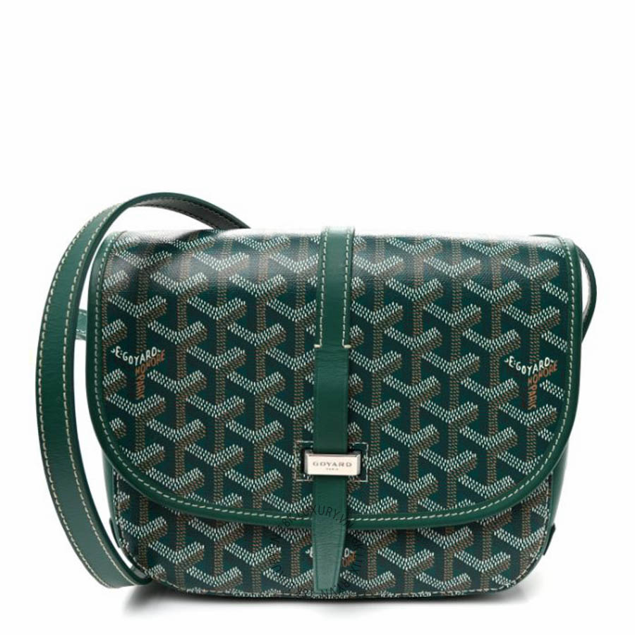 Túi đeo chéo Goyard Goyardine Belvedere II PM Messenger Bag Green FPTG099