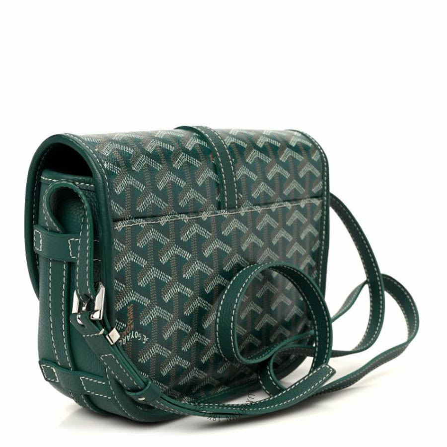 Túi đeo chéo Goyard Goyardine Belvedere II PM Messenger Bag Green FPTG103