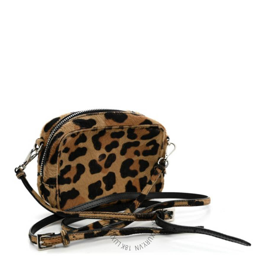 Túi đeo chéo Prada Cavallino Leopard Print Camera Bag FPTP135