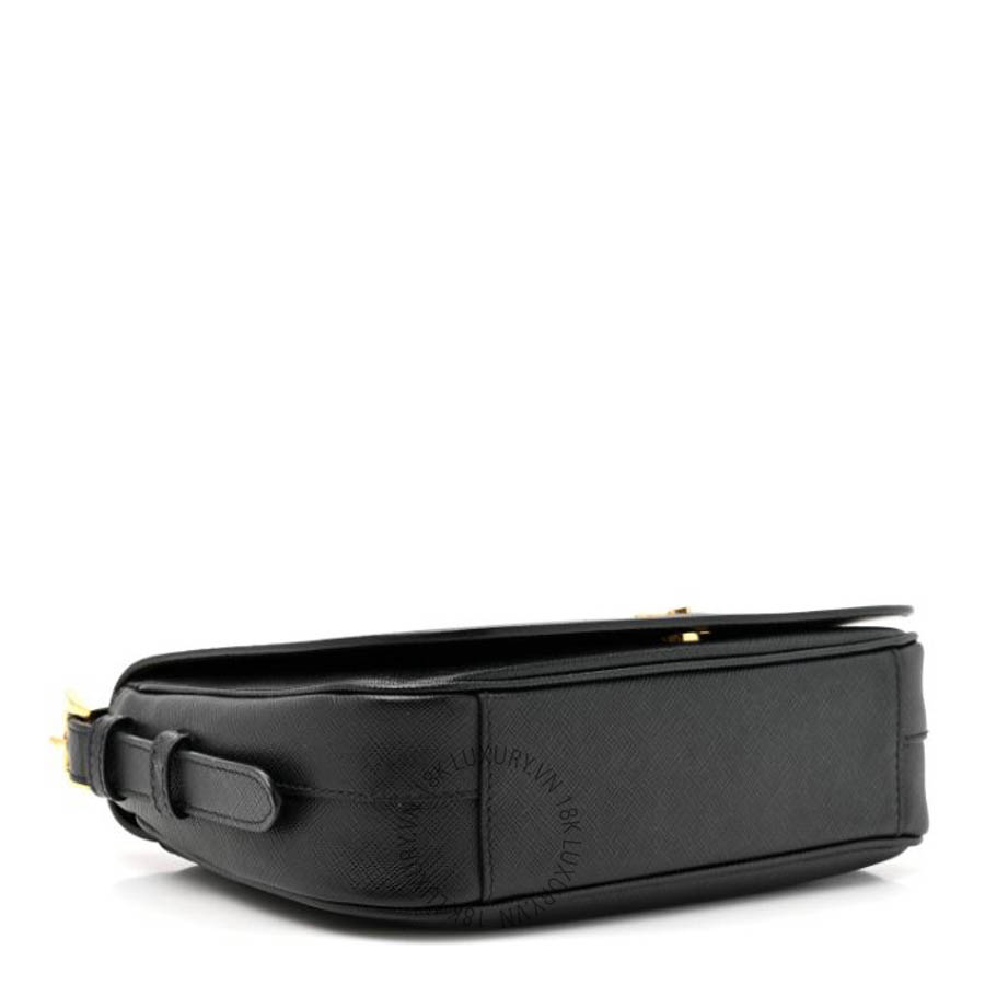 Túi đeo chéo Prada Saffiano Flap Crossbody Black FPTP299 8 Túi đeo chéo Prada Saffiano Flap Crossbody Black FPTP299