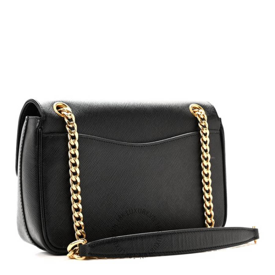 Túi đeo chéo Prada Saffiano Flap Shoulder Bag Black FPTP425