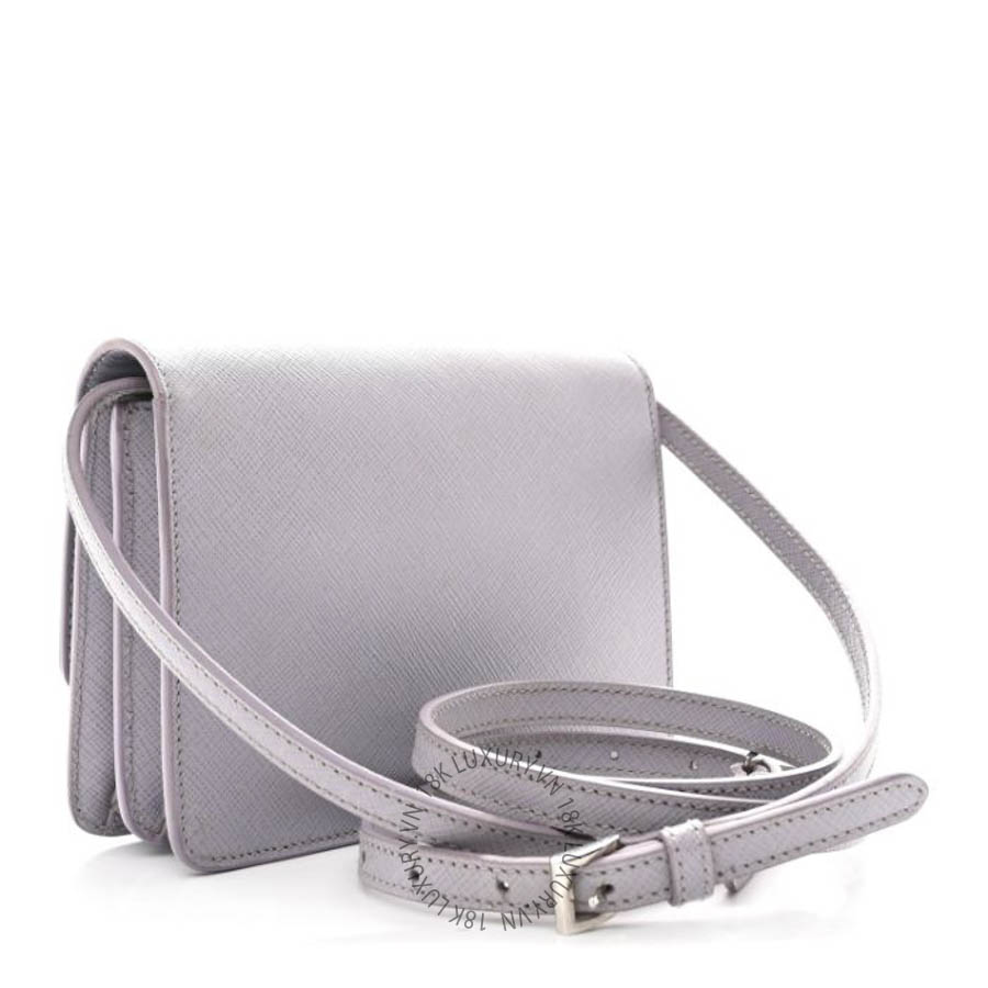 Túi đeo chéo Prada Saffiano Lux Crossbody Bag Glicine FPTP063