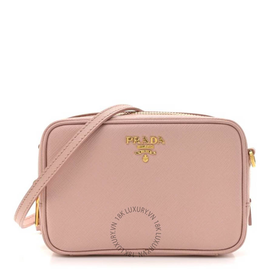 Túi đeo chéo Prada Saffiano Lux Mini Camera Crossbody Bag Orchidea FPTP112
