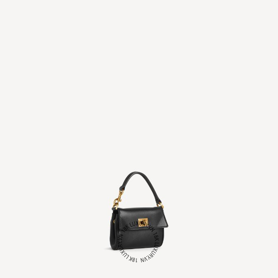 Túi xách Balenciaga Women's Rodeo Micro Bag Charm in Black 8218732ABKX1000 BLT282