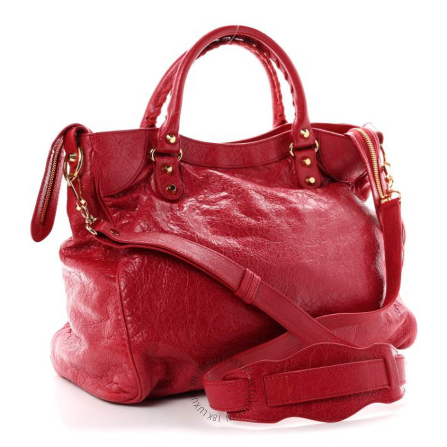 Túi xách đeo chéo Balenciaga Agneau Classic Gold Hardware Velo Rouge Sapphire BLG056 10 Túi xách đeo chéo Balenciaga Agneau Classic Gold Hardware Velo Rouge Sapphire BLG056