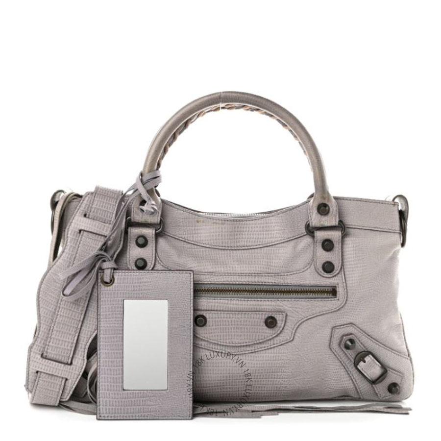 Túi xách đeo chéo Balenciaga Agneau Lizard Embossed Classic Hardware First Fer BLG276