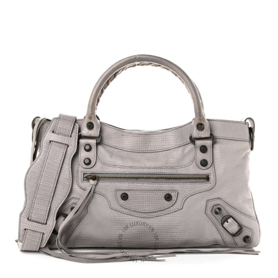 Túi xách đeo chéo Balenciaga Agneau Lizard Embossed Classic Hardware First Fer BLG276