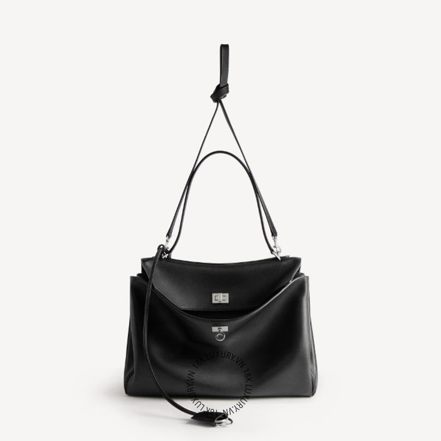 Túi xách đeo chéo Balenciaga Women's Rodeo Handbag Medium in Black 7897722AA4U1000 BLT011 21 Túi xách đeo chéo Balenciaga Women's Rodeo Handbag Medium in Black 7897722AA4U1000 BLT011