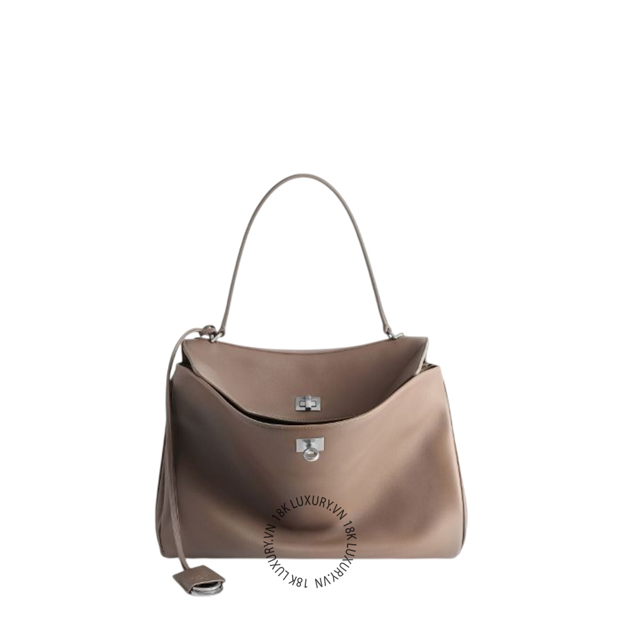 Túi xách đeo chéo Balenciaga Women's Rodeo Handbag Medium in Taupe 7897722AA4U2909 BLT167